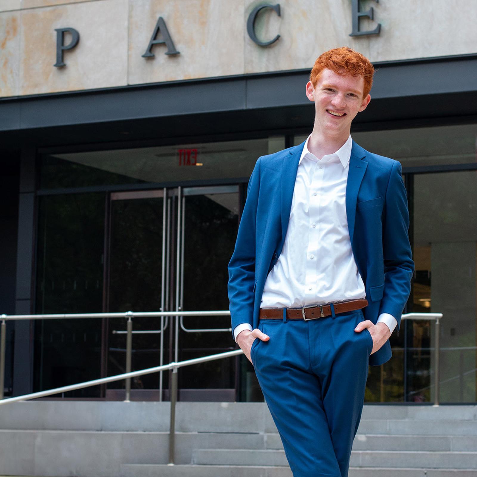 Mason Bray, student at Pace University's Lubin School of Business