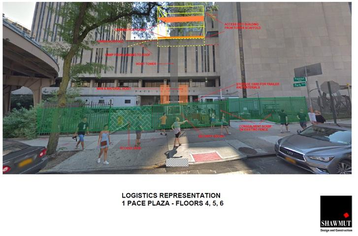 4th and 6th floor logistics representation