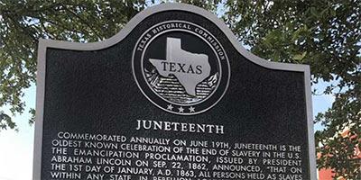 juneteenth historical marker