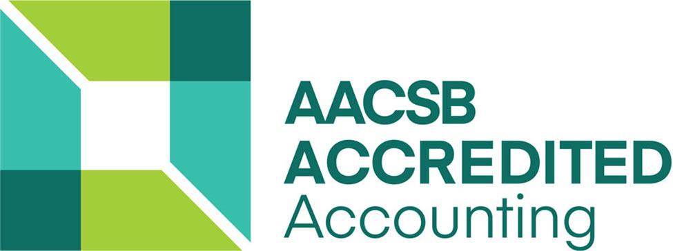 AACSB dual accreditation in business and accounting logo