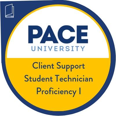 Client Support Student Technician Proficiency 1 Badge