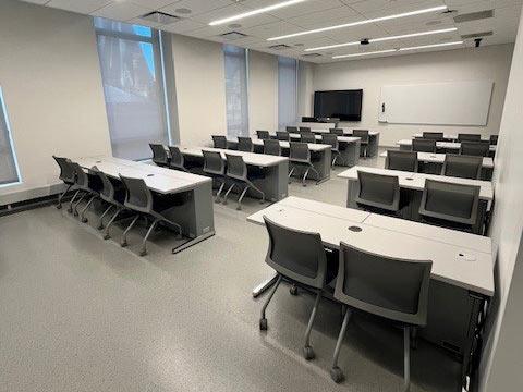 15 Beekman classroom on the Pace University NYC campus