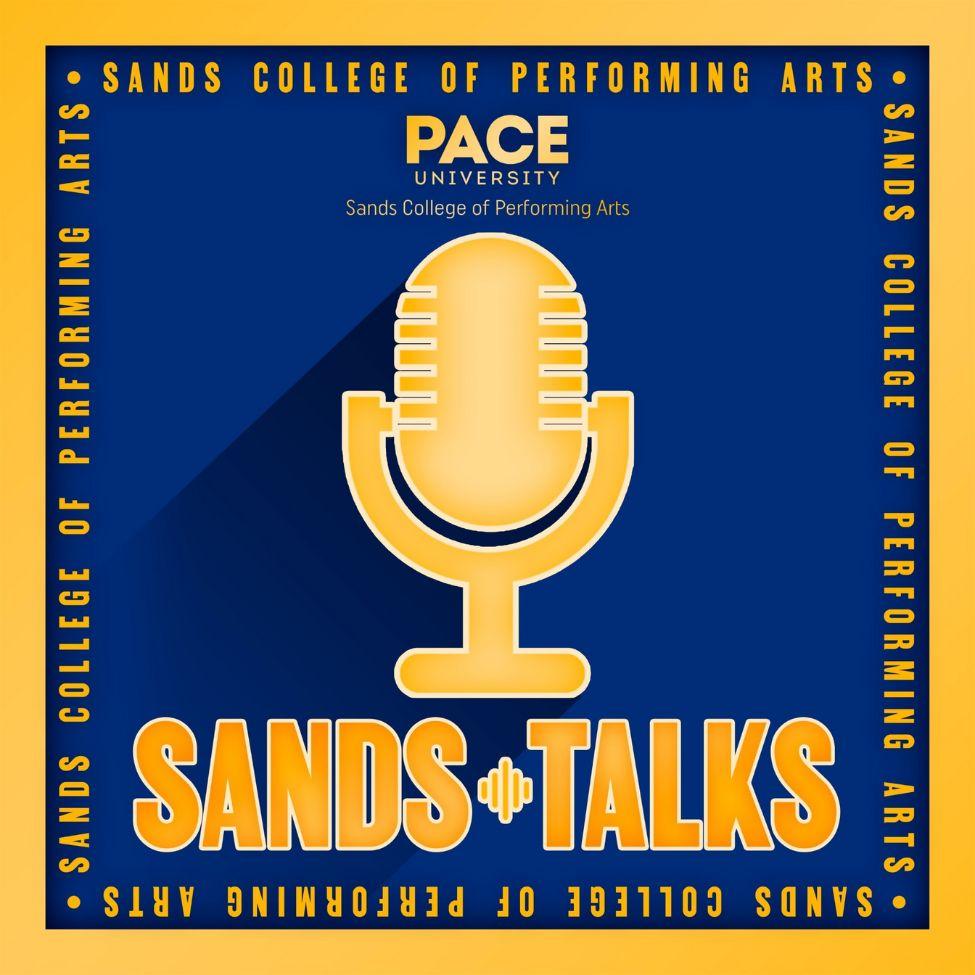 Pace University Sands College of Performing Arts Sands Talks Logo