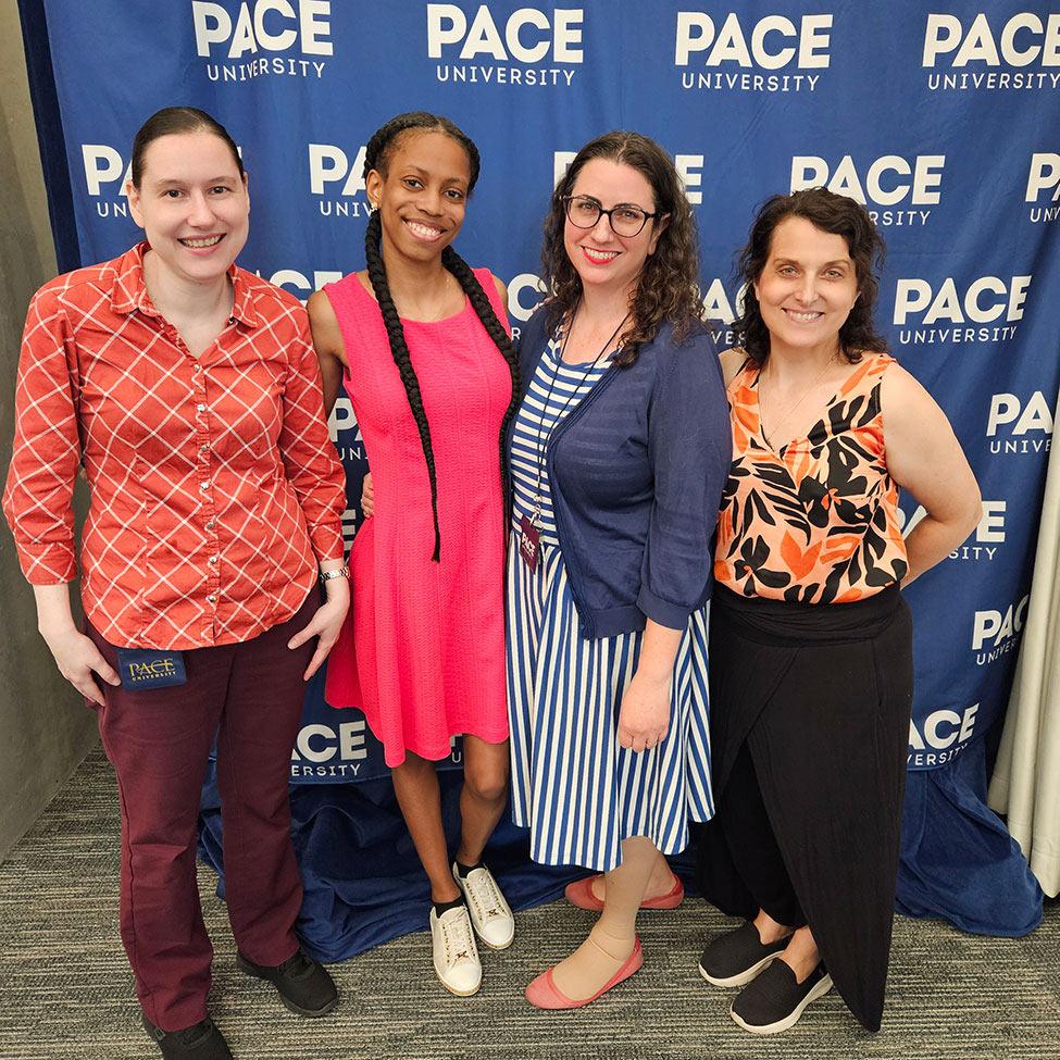 Group shot of the Pace University Staff Council at NY.