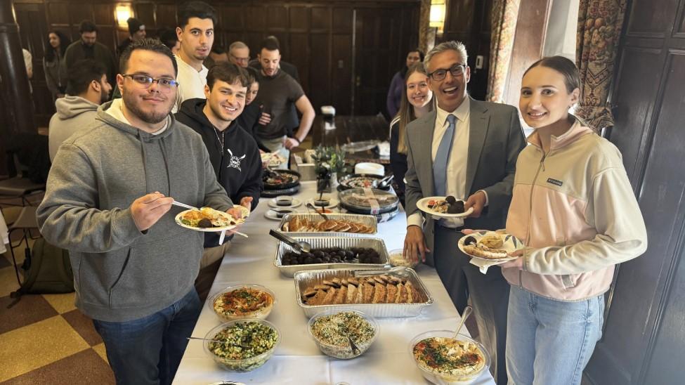 Elisabeth Haub School of Law at Pace University students and faculty and guests at the Interfaith Celebration