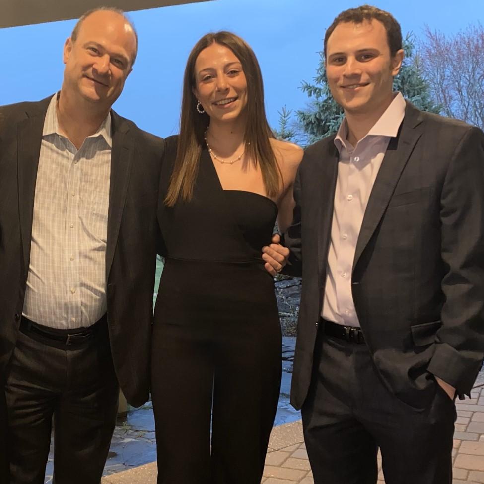 Elisabeth Haub School of Law at Pace University alumni and students Joseph Churgin ‘93, Emma Churgin ’27, Hunter Churgin ’24