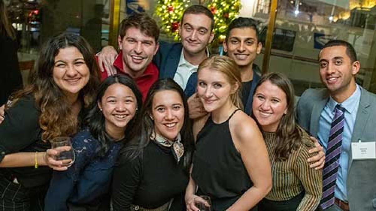 group of young people smiling