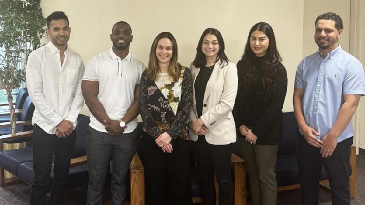 Haub Law’s Fairbridge Investor Rights Clinic participated in the third U.S. Securities and Exchange Commission (SEC) Investor Advocacy Clinic Summit. Clinic attendees included 3L student interns Daiquan Frasier, Shabnam Froogh, Diego Gomez, Jessica Jhingoor, Jonathan Lee, and Omar Youssef, and Professor Elissa Germaine.