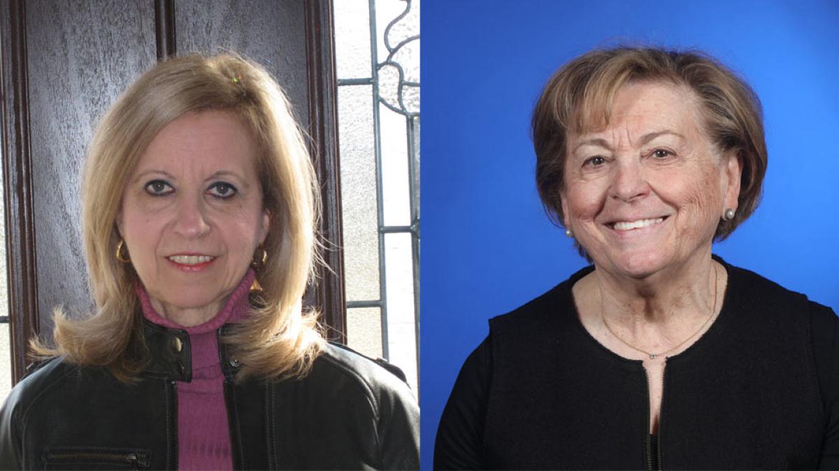 Headshots of Barbara Egidi and Rosa Ament