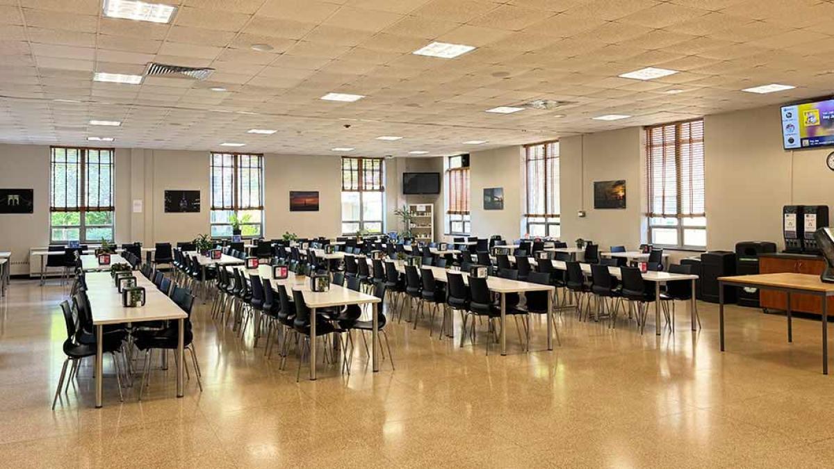 cafeteria at Elisabeth Haub School of Law at Pace University, White Plains