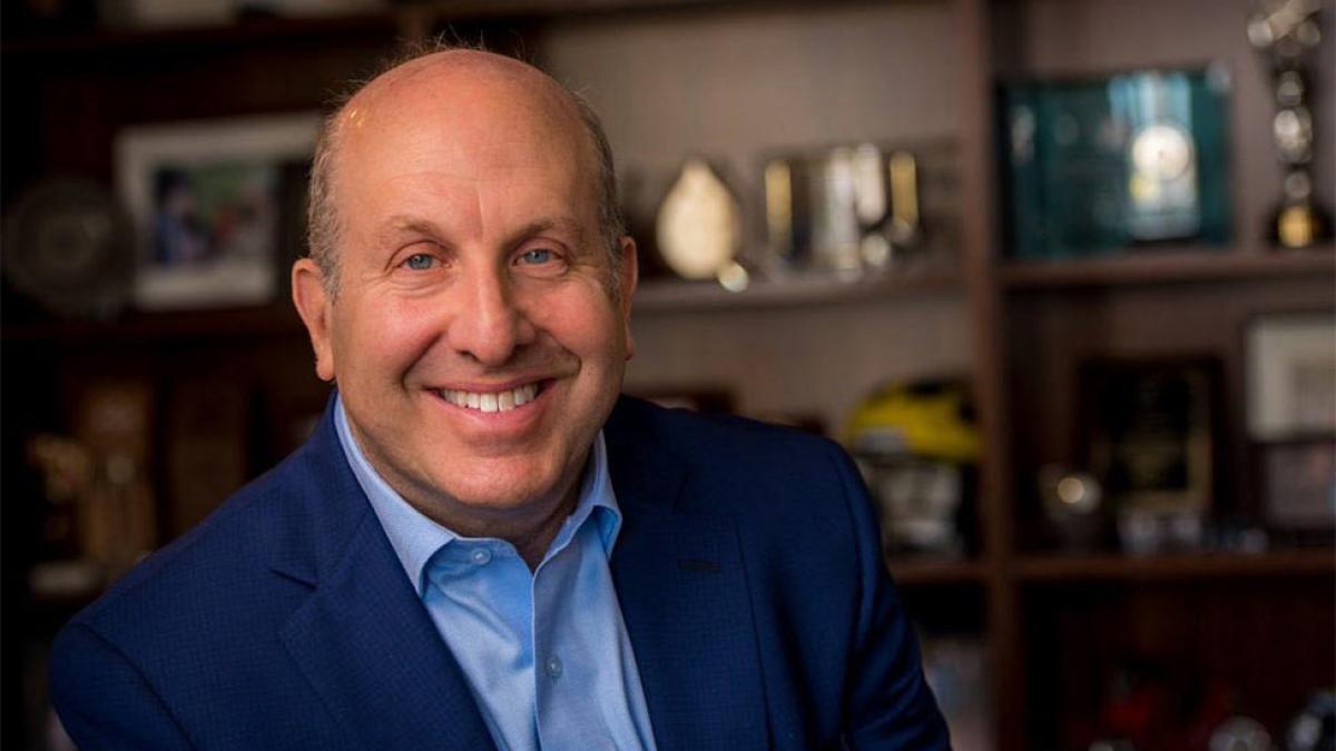 Marvin krislov, Pace University president, in his office