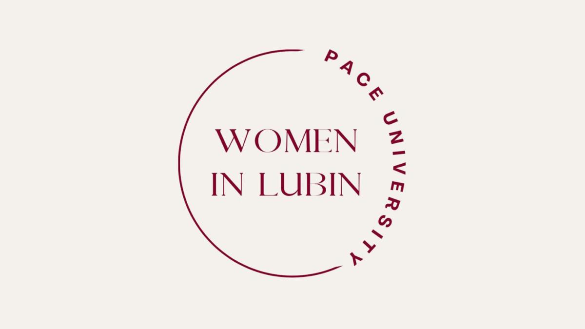 logo for the Women in Lubin student organization