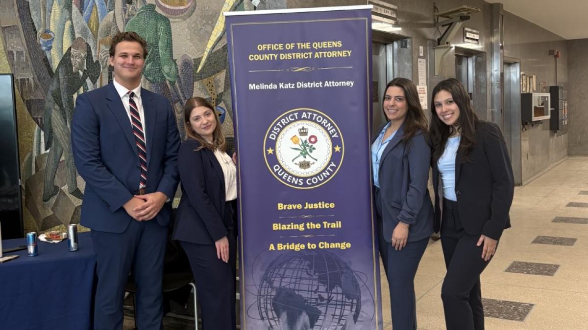 Elisabeth Haub School of Law at Pace University Mock Trial Team at Queens DA Competition