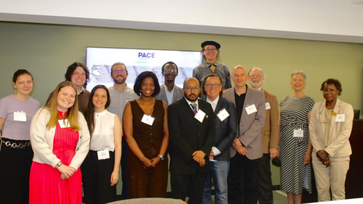 Elisabeth Haub School of Law at Pace University faculty, staff, students, and Lenape elders