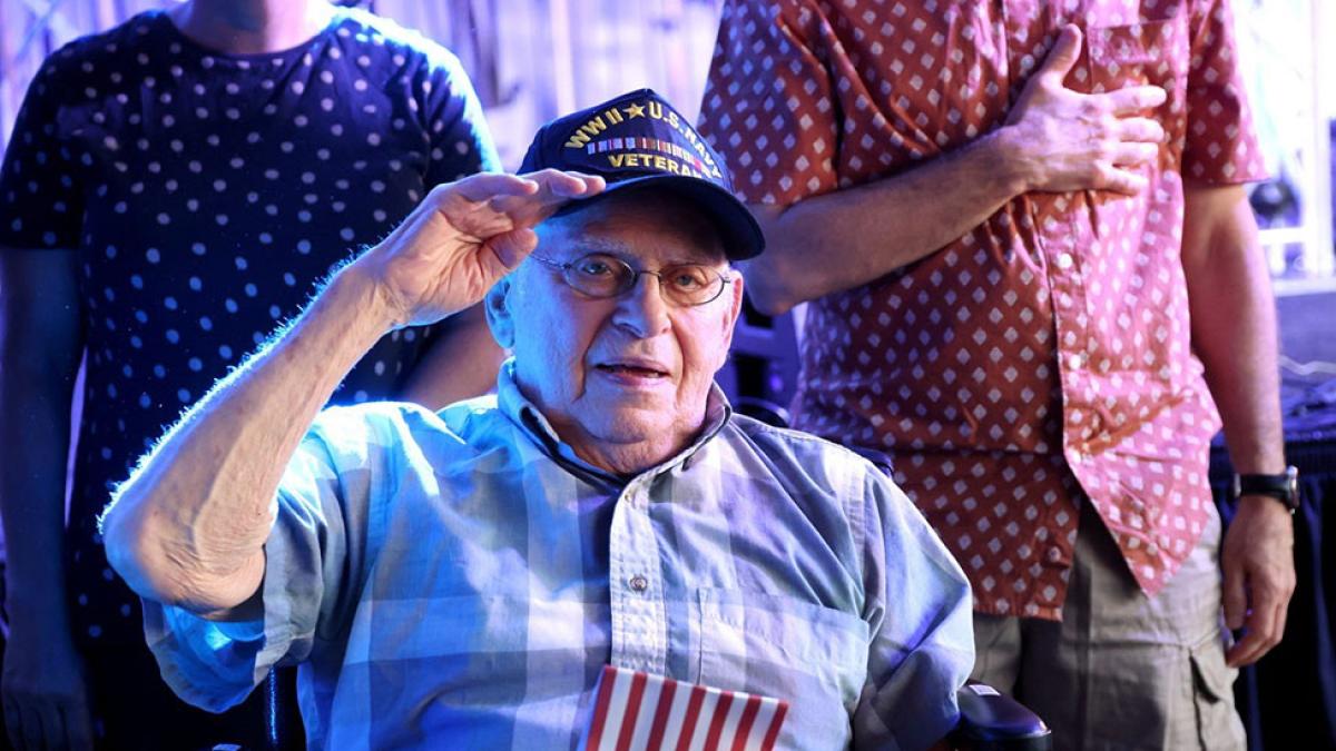 Arthur Grabiner ’50 attended the annual Golden Graduates Luncheon to celebrate his 75th anniversary reunion at Pace University.