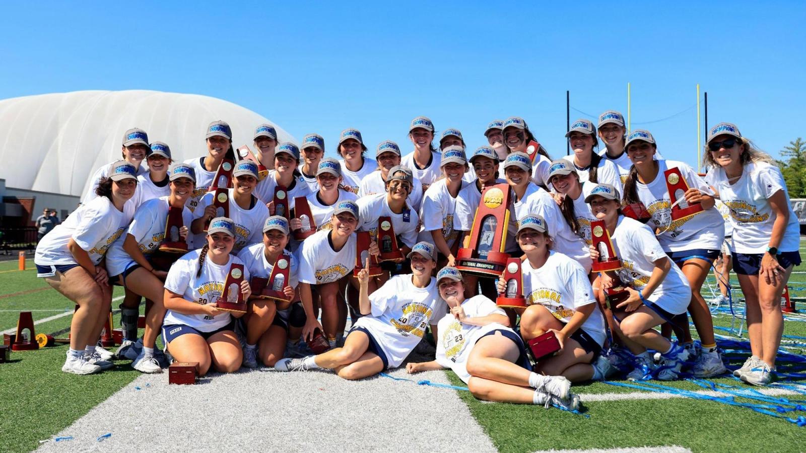 College lacrosse teams with the most national championships