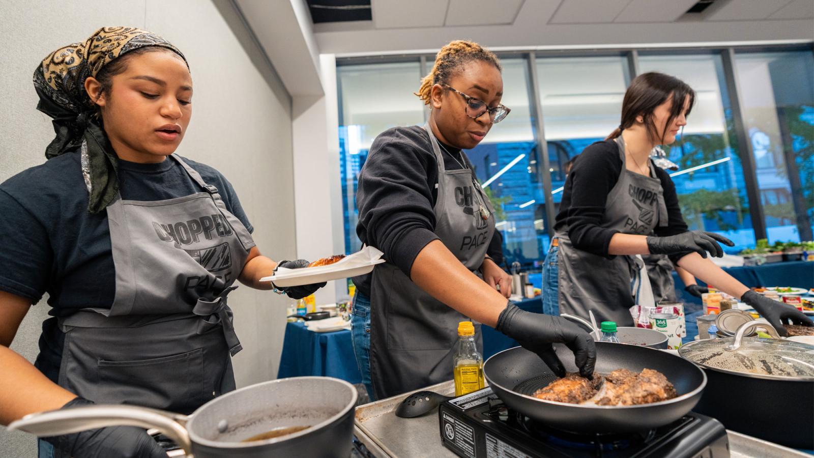 pace students cooking