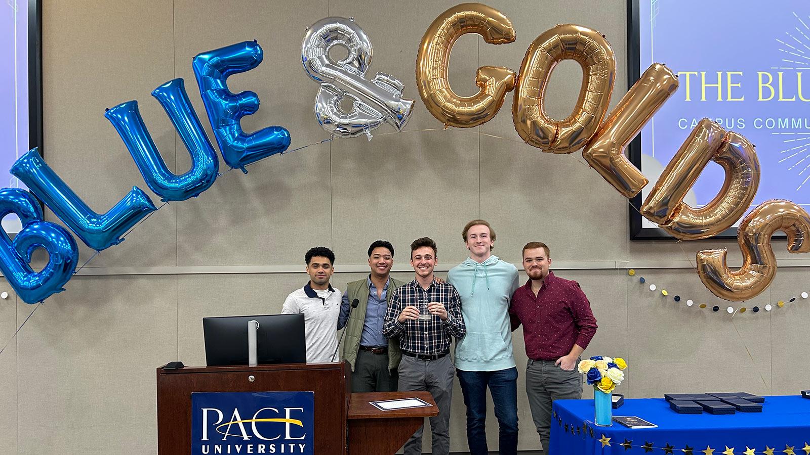 Pace University Students at the Pace Blue & Gold Awards Ceremony