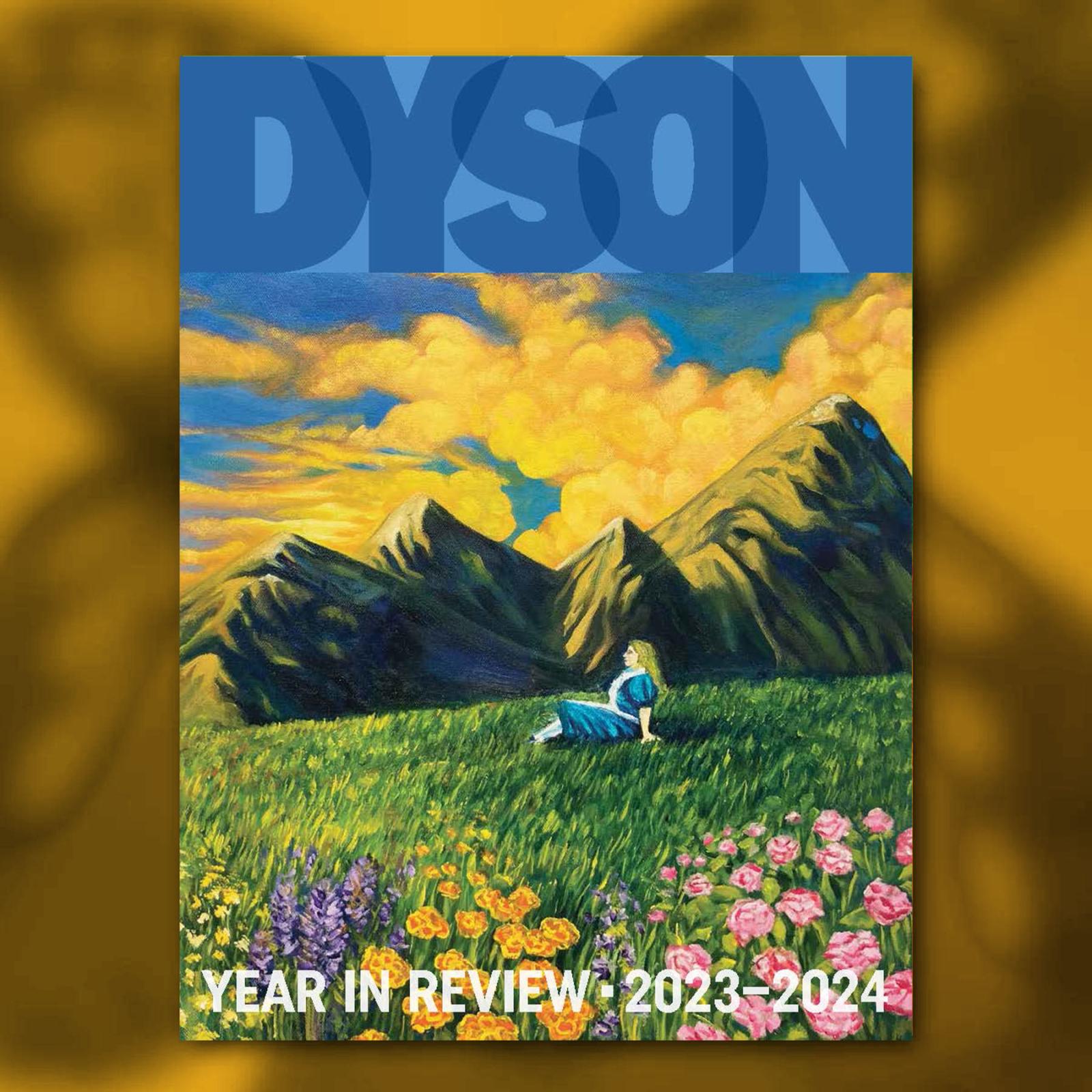 Cover of the Dyson Year in review publication from 2023-2024